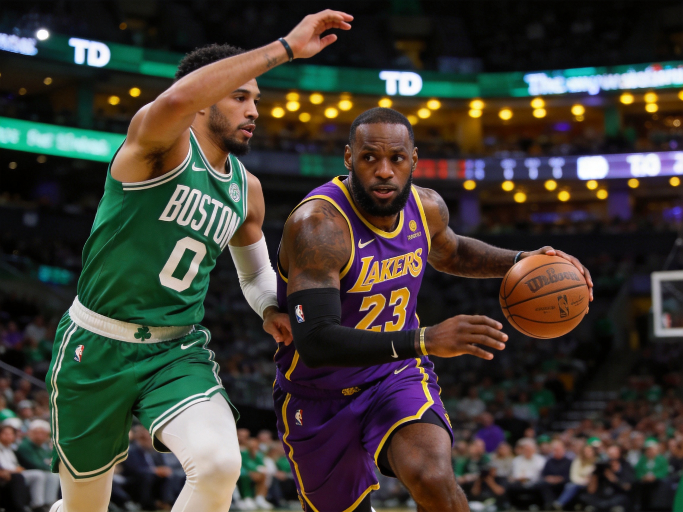 NBA 湖人胜凯尔特人